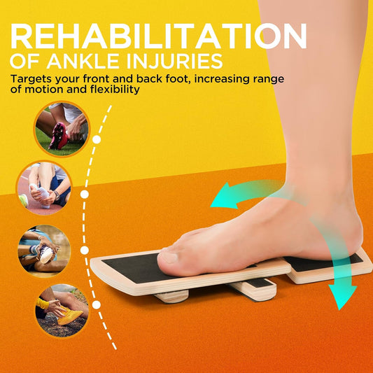 Ankle Balance Board Foot Strengthener Trainer for Sprained Ankle, Stability Exercises, Physical Therapy, Plantar Fasciitis Relief, Posture Correction, Balance Training