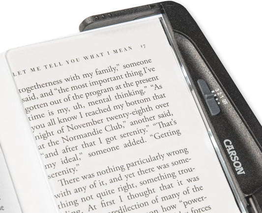 Carson PageGlow Rechargeable LED Reading Light (PG-10R) 7.25x5.4X.88