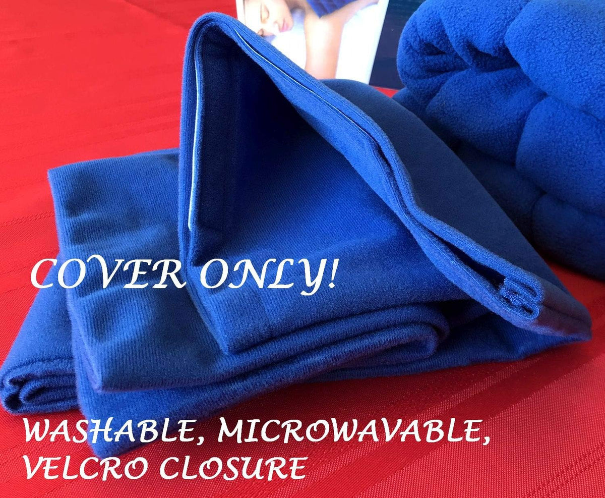 XL Microwavable Heating Pad with Cover Releases Moist Heat for Back Pain