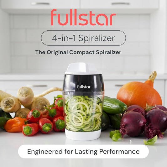 Fullstar - Vegetable Spiralizer & Slicer, Veggie Noodle Maker Kitchen Gadget