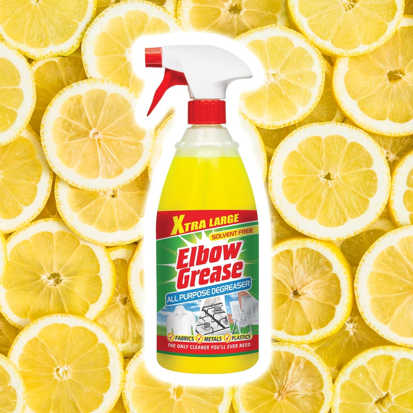 Elbow Grease All Purpose Degreaser Spray – Extra Large (1 Litre) | Removes Grease & Oil from Kitchens & Bathroom Surfaces, Outdoor, Vehicles & Fabrics