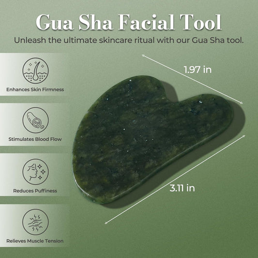 Trigger Point Massage Tool, Gua Sha Tool for Deep Tissue Massage & Fascia Release, Metal Muscle Scraper, Stainless Steel Thumb Saver, Acupressure Myofascial Release Tool, Full Body Pain Relief