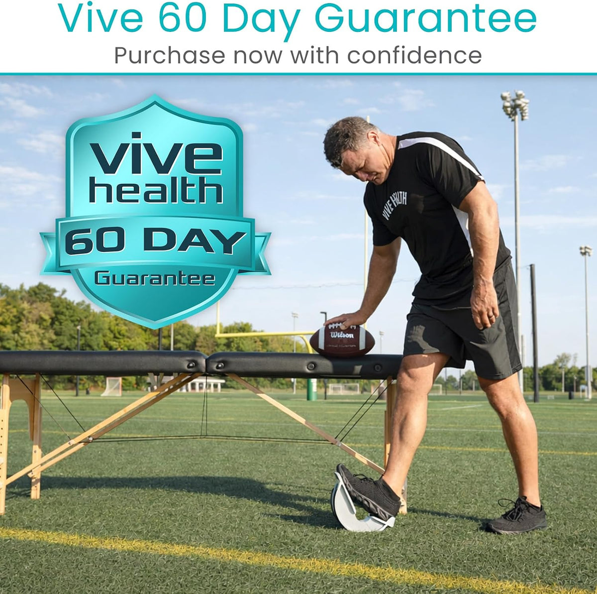 Vive Foot Rocker - Calf Stretcher for Achilles Tendinitis, Heel, Feet, Shin