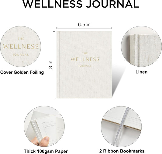 &And Per Se Wellness Journal, Self Care & Daily Journal for Women, Mental Health Planner with Habit Tracker, Diet & Goals, Undated, Gift-Ready (Lavender)