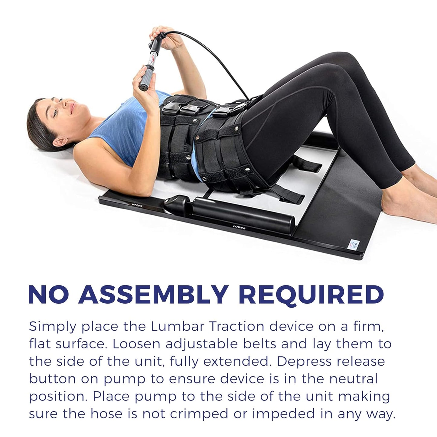 Lumbar Traction Kit, Home Remedy for Back Problems, Help Relieve Back Discomfort from Herniated Discs, Spondylosis, Muscle Spasms, Degenerated Discs, Osteoarthritis, and more