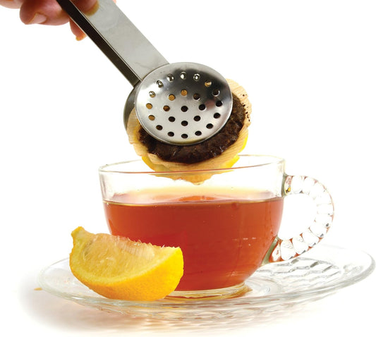 Norpro Stainless Steel Round Tea Bag Squeezer, One Size