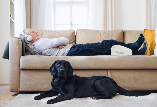 Vaunn Medical Cloud Air Side Sleeper Memory Foam Knee Pillow and Leg Positioner Cushion to Soothe Back, Leg and Hip Discomfort