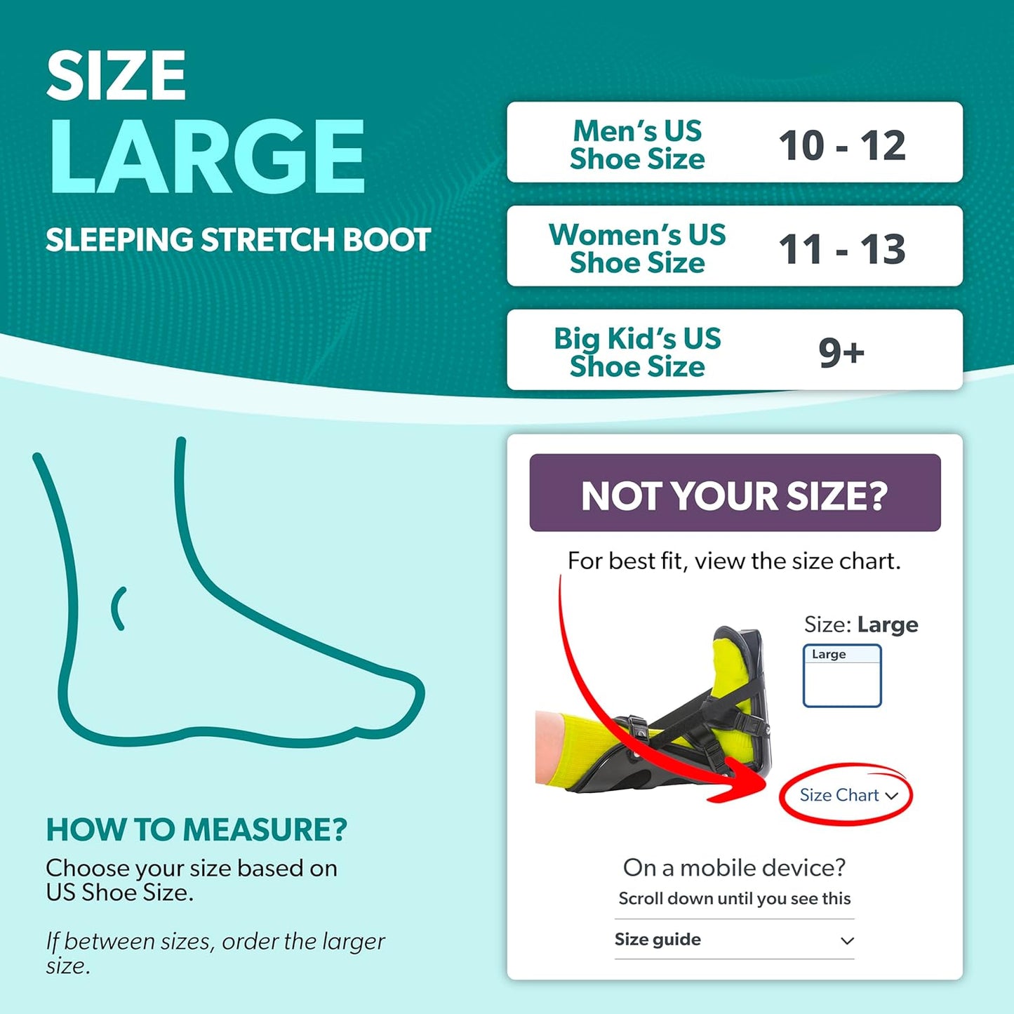 BraceAbility Sleeping Stretch Boot - Plantar Fasciitis Night Foot Splint Adjustable Achilles Tendonitis Brace for Fascia, Tendon and Calf Stretching, Heel and Bone Spur, Arch Pain Treatment (Medium)