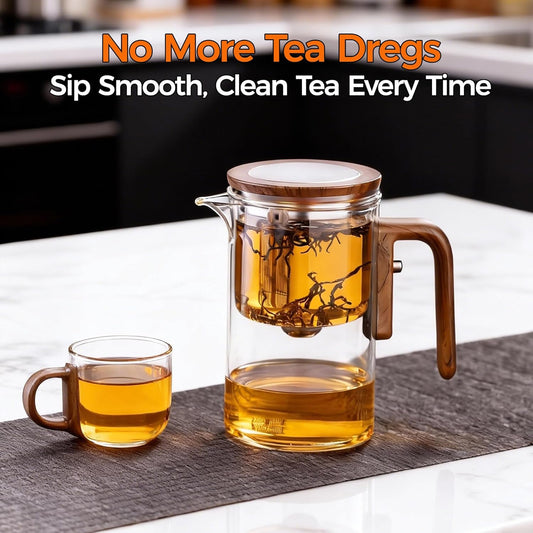 Enchanted Tea Pot with Tea Infuser, Loose Leaf Tea Steeper, 20 oz | Magic Teapot for Loose Leaf Tea Diffusers, Glass Tea Maker, Ideal Gift for Tea Lovers