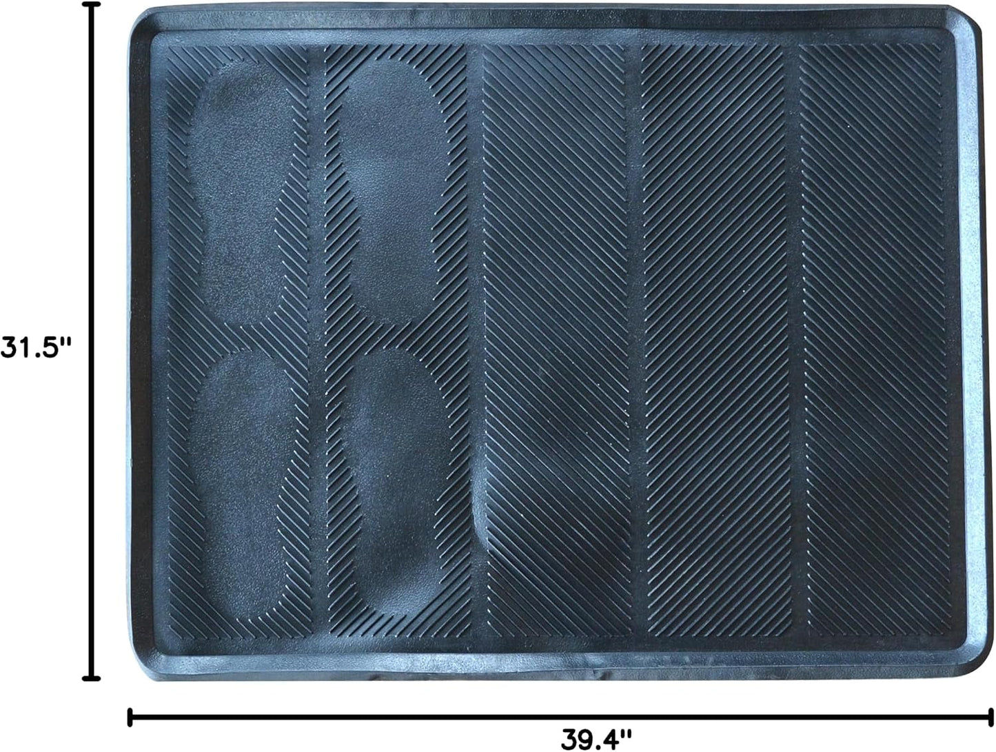 XL Rubber Boot Mat Tray 32 in.x 40 in.