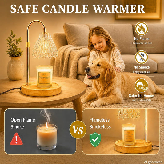 Modern Candle Warmer Lamp with Timer,Lamp Candle Warmer for Jar Candles