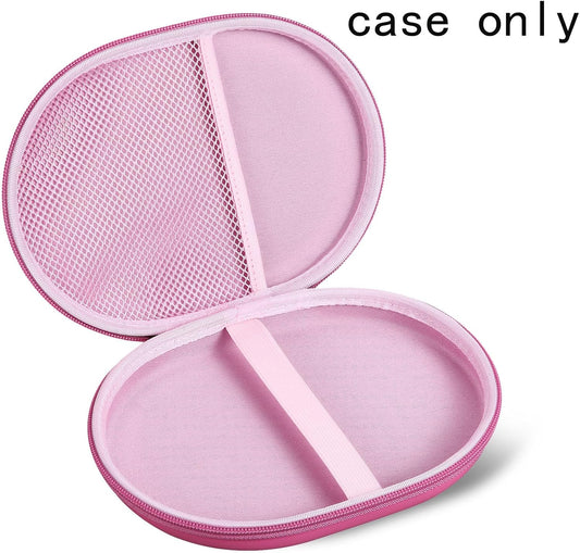 Case Compatible with Glocusent/for Gritin/for Vekkia/for EastPin/for enclize LED Neck Reading Light,USB Rechargeable Personal Light Storage Box (Case Only) (Pink)