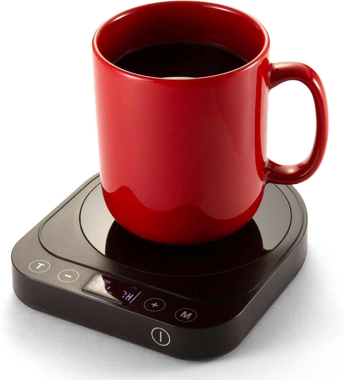 Heetz Cup Warmer – Electric Coffee Mug & Tea Warmer with Adjustable Temperature, 4 Heat Settings, Candle Warmer Function, Automatic Shutoff, Perfect for Office or Home