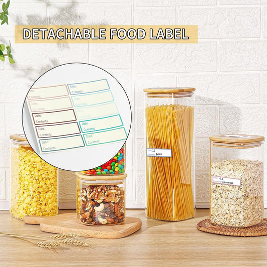 1000Pcs Removable Dry Erase Labels Stickers for Food Containers, Reusable Sticky Notes, Freezer Labels to Write On, Waterproof Date Stickers, Freezer Tape