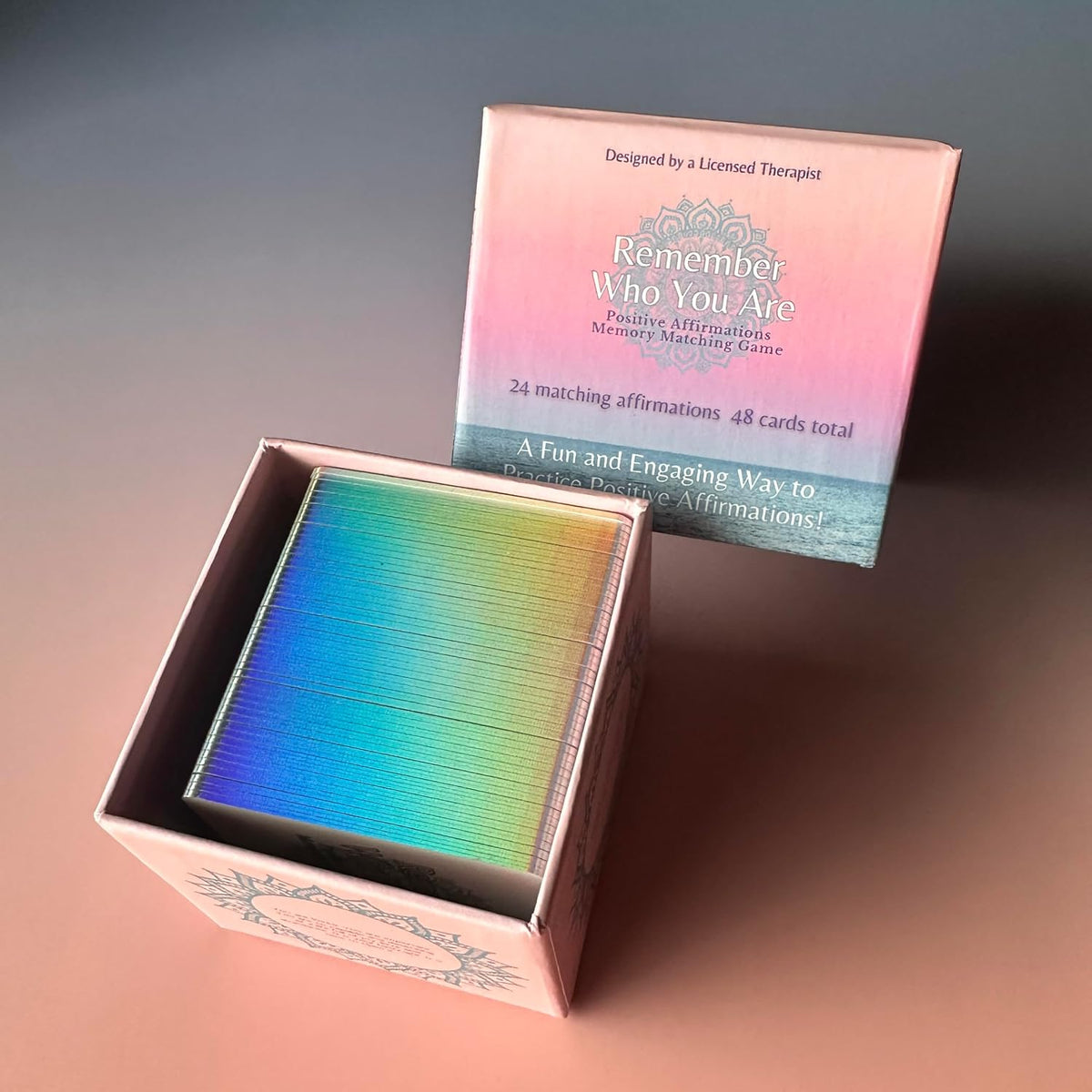 Affirmation Memory Matching Card Game Remember Who You Are Classic Edition