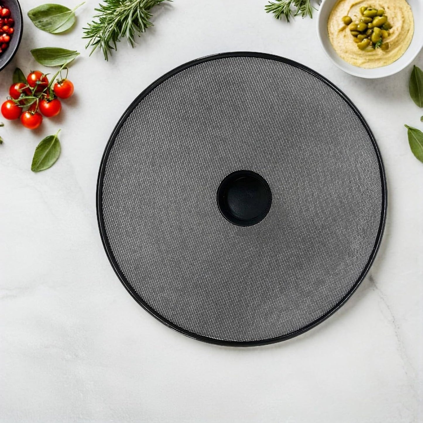 Amosfun Oil Splash Guard Splatter Screen for Frying Pan 11.41 Inch Mesh Cover for Pot Skillet and Wok Grease Splatter Shield Kitchen Cooking Accessory