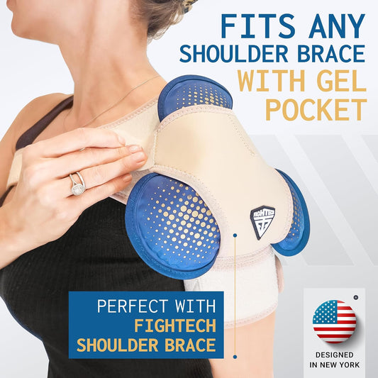 FIGHTECH Reusable Hot and Cold Gel Ice Pack - Hinge Joint, Single Pack