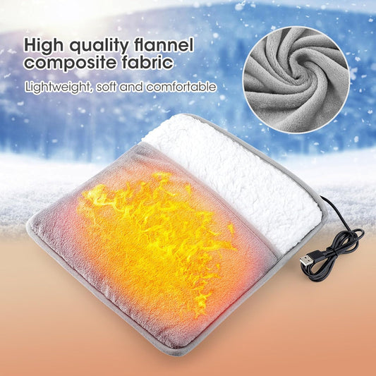 Rechargeable Foot Warmer Pad – Portable Thermal Cushion, Cordless Heating Mat, Comfortable Heat Blanket, Soft Relax Pad, Battery Operated Cozy Comfort Equipment | Energy Efficient Device With Soothing