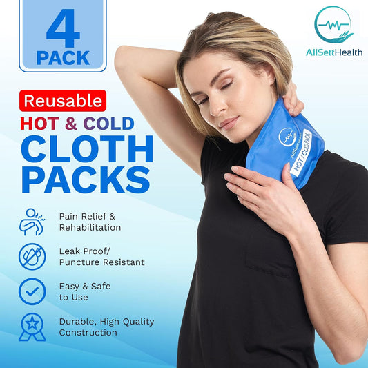 Neck Ice Pack Wrap with 2 Reusable Gel Ice Packs, Flexible Ice Wrap for Neck, Shoulders, Knees, Wrists, Soft Cooling Towel Compress for Post Surgery, Tonsillectomy, Migraine, Sore Muscle Pain Relief