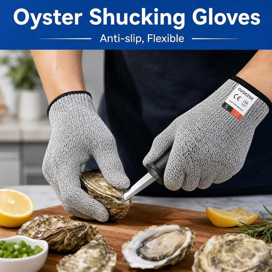 Cut Resistant Gloves, Kitchen & Food Grade, for Cutting, Slicing, Meat Carving, Gardening, Unisex Work Safety Gloves
