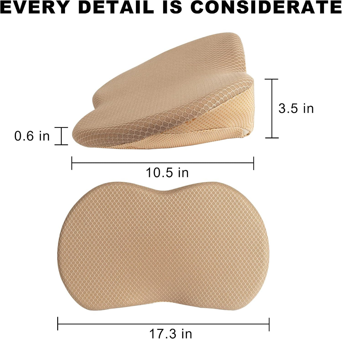 Livtribe Car Seat Cushion, Comfortable Wedge Seat Cushions for Long Driving