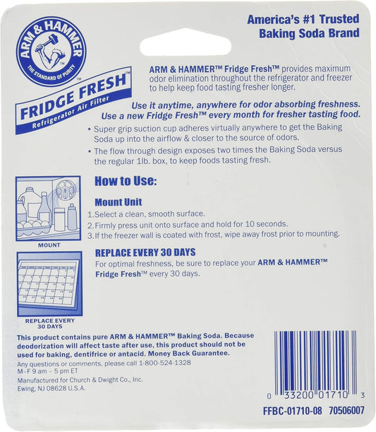 Arm & Hammer Fridge Fresh Refrigerator, 1 Count (Pack of 2)
