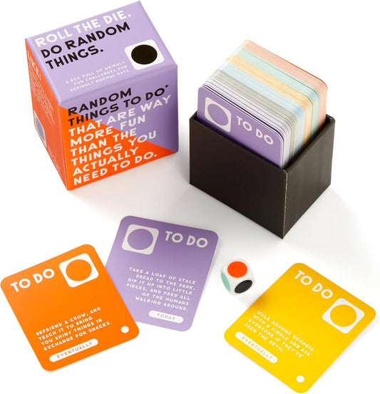 Brass Monkey Random Things to Do – Random Decision Making Card Set for Adults
