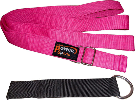 Pink TAO Leg Pulley Leg Stretcher Doorway Mounted Kickboxing Martial Arts Ballet Dance Gymnastics, Stunt Training Home use for The Ultimate Stretch