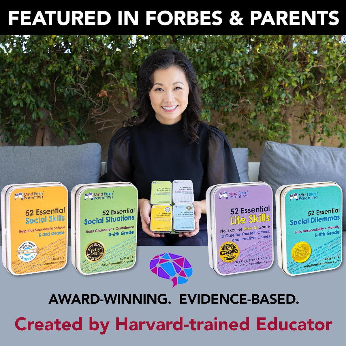 Mind Brain Emotion 52 Essential Life Skills: No-Excuses Game to Teach Kids, Teens & Adults How to Care for Self & Chores, Practical Solution for Responsible Boys, Confident Girls, Happy Family