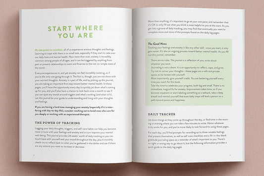 Mental Health Tracker: A Daily Journal to Manage Anxiety and Create Healthy Habits