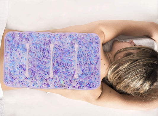 Hot and Cold Large Gel Bead Pack by FOMI Care | 20” x 12” | Ice Therapy for Back, Shoulder, Knee, Thigh Pain Relief | Premium Reusable, Oversized Wrap and Compress | Freezable, Microwaveable