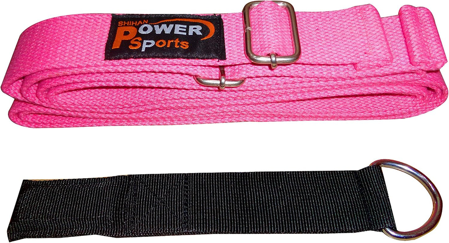 Pink TAO Leg Pulley Leg Stretcher Doorway Mounted Kickboxing Martial Arts Ballet Dance Gymnastics, Stunt Training Home use for The Ultimate Stretch