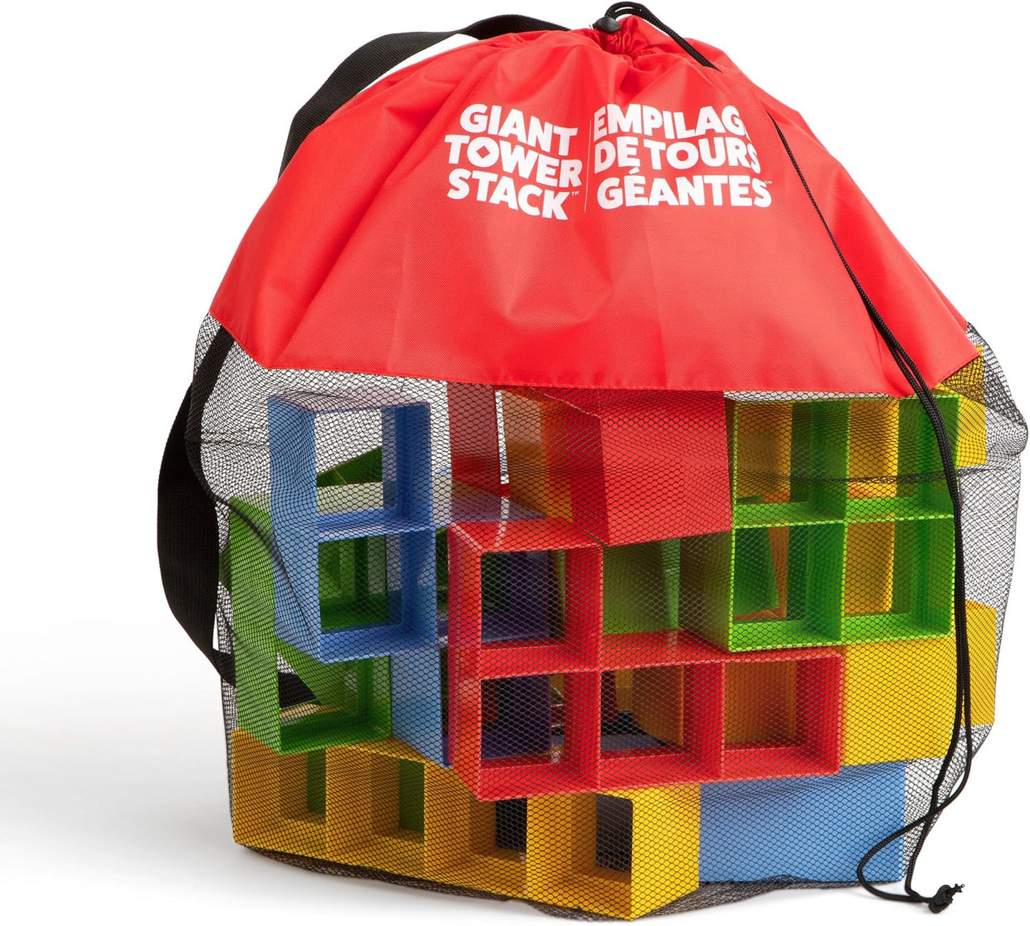 Giant Color Stack Challenge by Relatable - Nappa Award 2025 Winner, Strategy Stacking Game with 50 Puzzles, Backyard & Lawn Activity for Summer Parties, Outdoor Fun for Families & Groups, Ages 6+