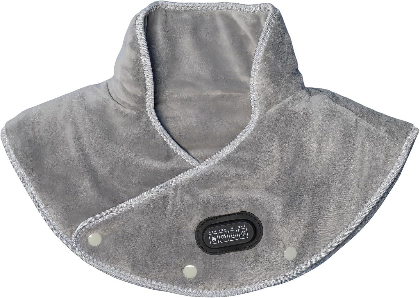 Callixe TheraWrap | Cordless Heating Pad for Neck, Shoulders, and Upper Back | Cervical Electric Massager with Instant Heat and Vibration for Pain Relief & Deep Relaxation | Ideal Gift for Mom & Dad