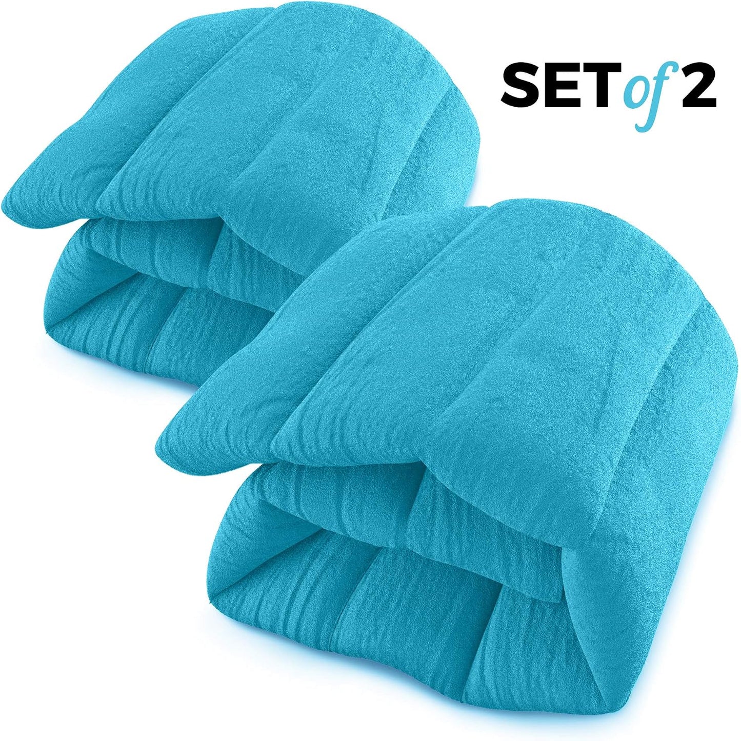 Microwavable Heating Pads Set of 2 Natural Moist Heat Pad for Back Pain, Neck and Shoulders, Nerve, Cramps, Lower Lumbar Relief