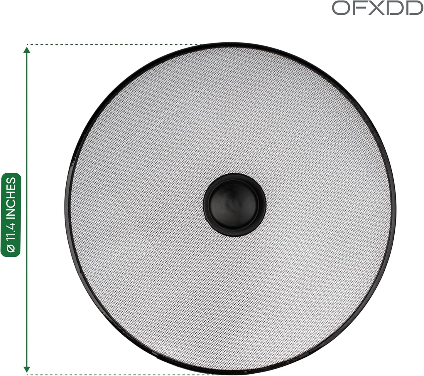 Stainless Steel Splatter Screen with Lid for Cooking - Set of 3: 8,2", 10", 11,4" - Splatter Grease Guard for Kitchen Stove - Anti Oil Splash Frying Shield