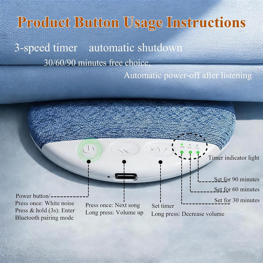 X3Pro Under Pillow Speakers for Sleeping, Bluetooth Pillow Speaker