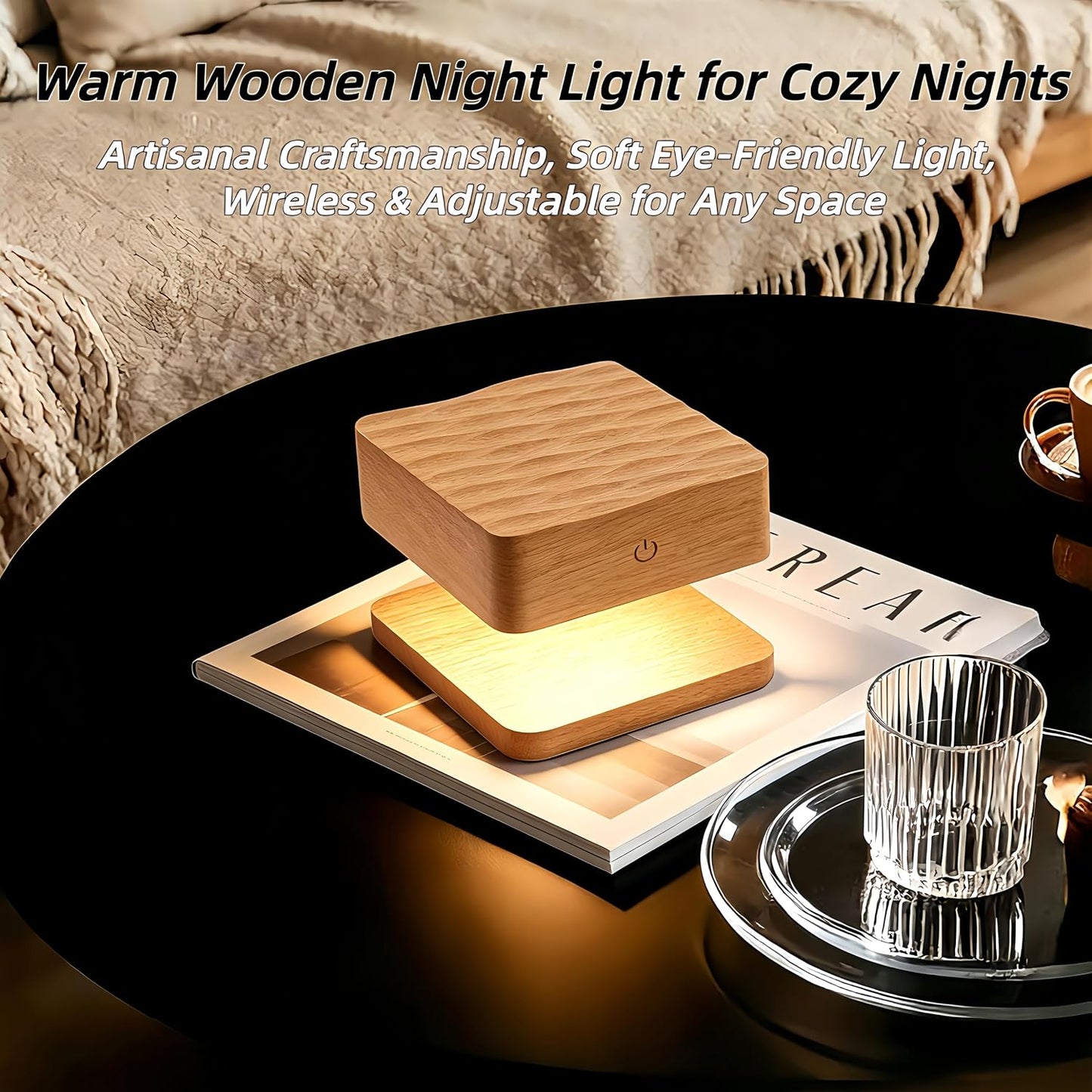 Rechargeable Wall Sconce Battery Operated LED Wall Light for Bedroom,Motion Sensor Night Light Indoor for Reading Light,Dimmable Touch Cordless Lamp,Removable Rotatable Magnetic Wall Lamp