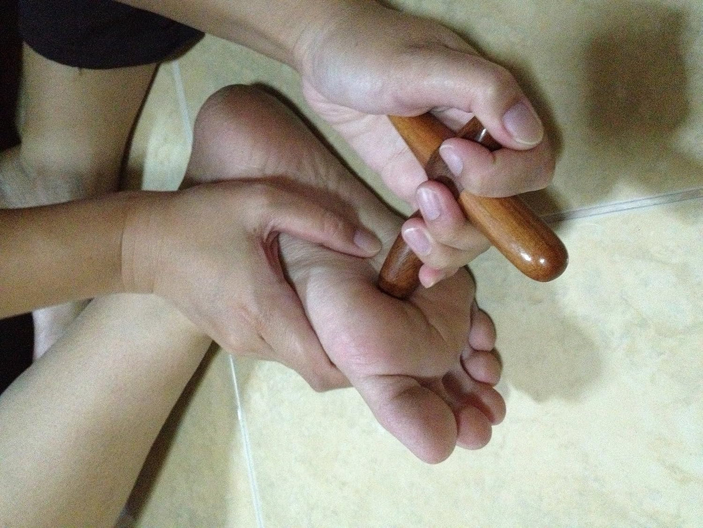 Wooden Health Reflexology Thai Foot Hand Massage Spa Wood Stick Relax Tools Traditional