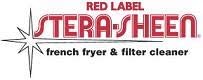 Stera Sheen Fryer Cleaner, 24 x 6 oz. Pkts, Stera Red Label Food Grade Fryer Cleaning Powder, Fryer Boil Out, Easy Use Portion Packets