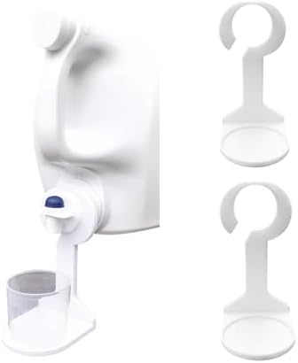 (2 Pack) Laundry Detergent Cup Holder Drip Catcher – Universal Fit, No Mess Organizer for Detergent Bottles
