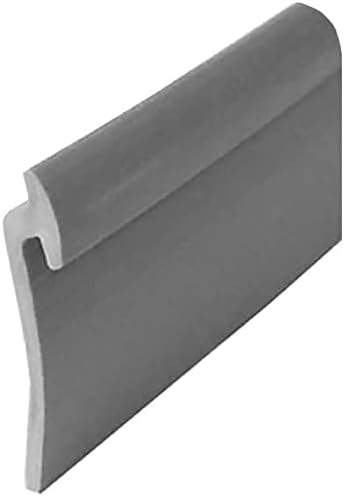 Gordon Glass® Angled Gray Vinyl for Framed Shower Door Drip Rail - 36" Long, Framed Shower Door Bottom Sweep, Made in USA.