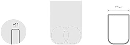 Toothbrush Cup, Bathroom Cup, Toothbrush Holder, Bathroom Tumbler, Plastic, 350ml (White)