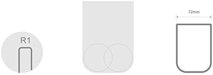 Toothbrush Cup, Bathroom Cup, Toothbrush Holder, Bathroom Tumbler, Plastic, 350ml (White)