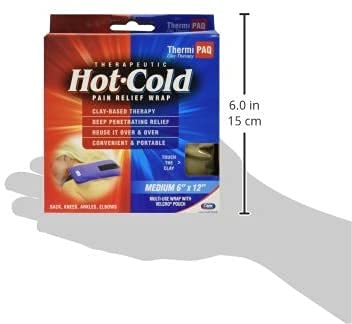 ThermiPAQ Reusable Hot Cold Pack Ice Pack for Injuries - Shoulder, Elbow, Ankles, Back and Knee Ice Pack, Medium, 12 inches x 6 inches