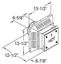 Direct Vent Fireplace Termination Cap Cover #3 - Lennox 4.5 HT-2 Horizontal Termination Cap