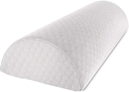 Premium Memory Foam Half Moon Pillow - Leg Pillows for Sleeping - Knee Pillow for Side Sleepers,Sleeping Pain, Hip Pain Relief for Side Sleepers