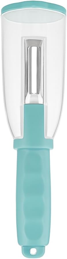 Nature+ Vegetable Peeler Fruit Peeler with Container, Stainless Steel Blade, Non-Slip Handle, Kitchen Kiwi Peeler for Apple, Potato