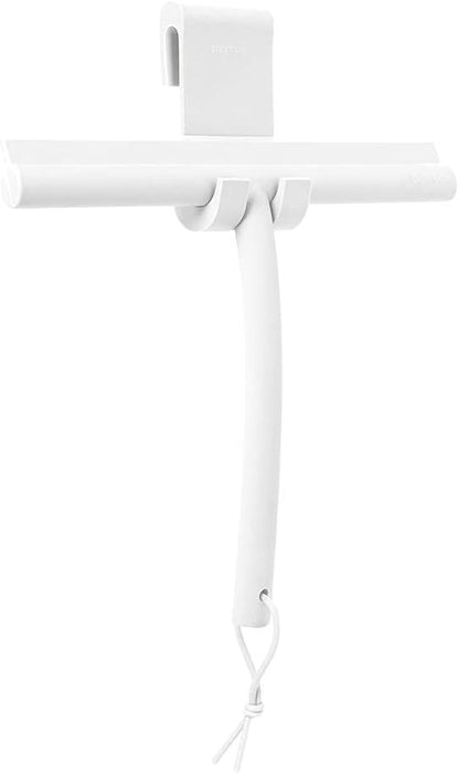 blomus VIPO 69202 Shower Squeegee with Holder, 24 cm Wide, Silicone Squeegee for Shower, Bathroom, Window Squeegee, Windscreen Squeegee, Micro Chip