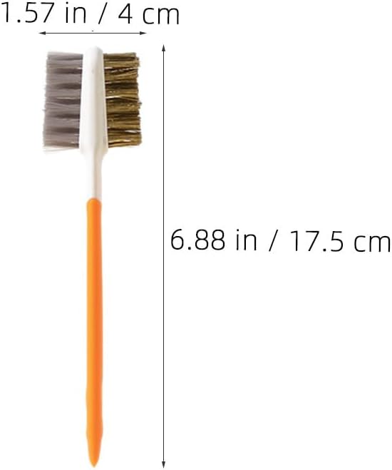 Alipis 3 Pack Gas Stove Cleaner Brush Double Ended Stovetop Cleaning Brush for Gas Burners Wire for Cleaning Pots Range Hood Sink Kitchen Countertops Home Restaurant Use